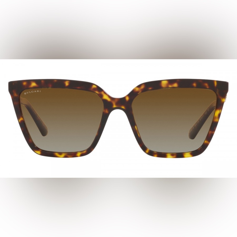 NWT Bvlgari Serpenti Oversized Tortoise Sunglasses w Brown Lenses - Picture 4 of 10